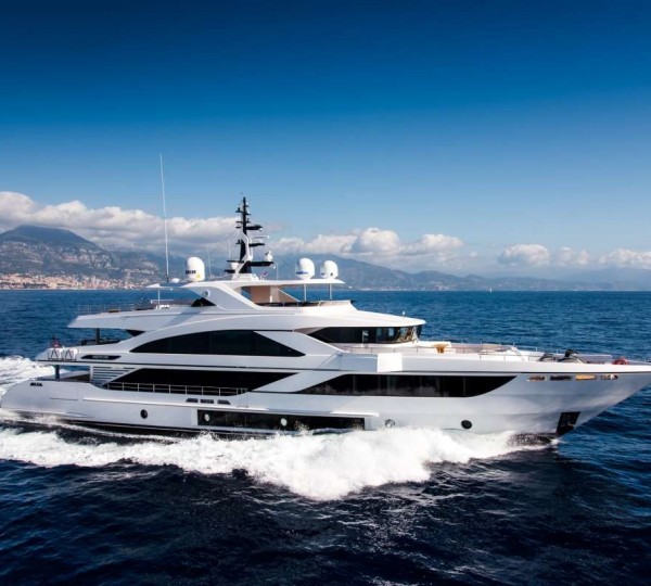 RISING DAWN Yacht Charter Details, Gulf Craft Majesty 140